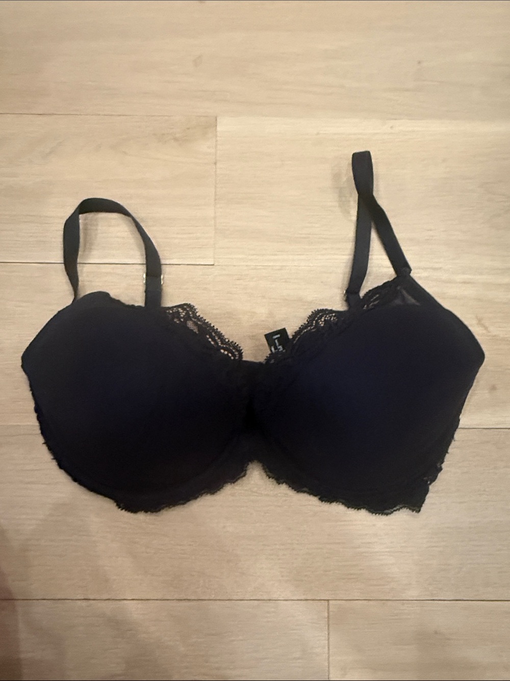 Natori 34DD Black Lace Trim T-Shirt Bra - Women Intimates